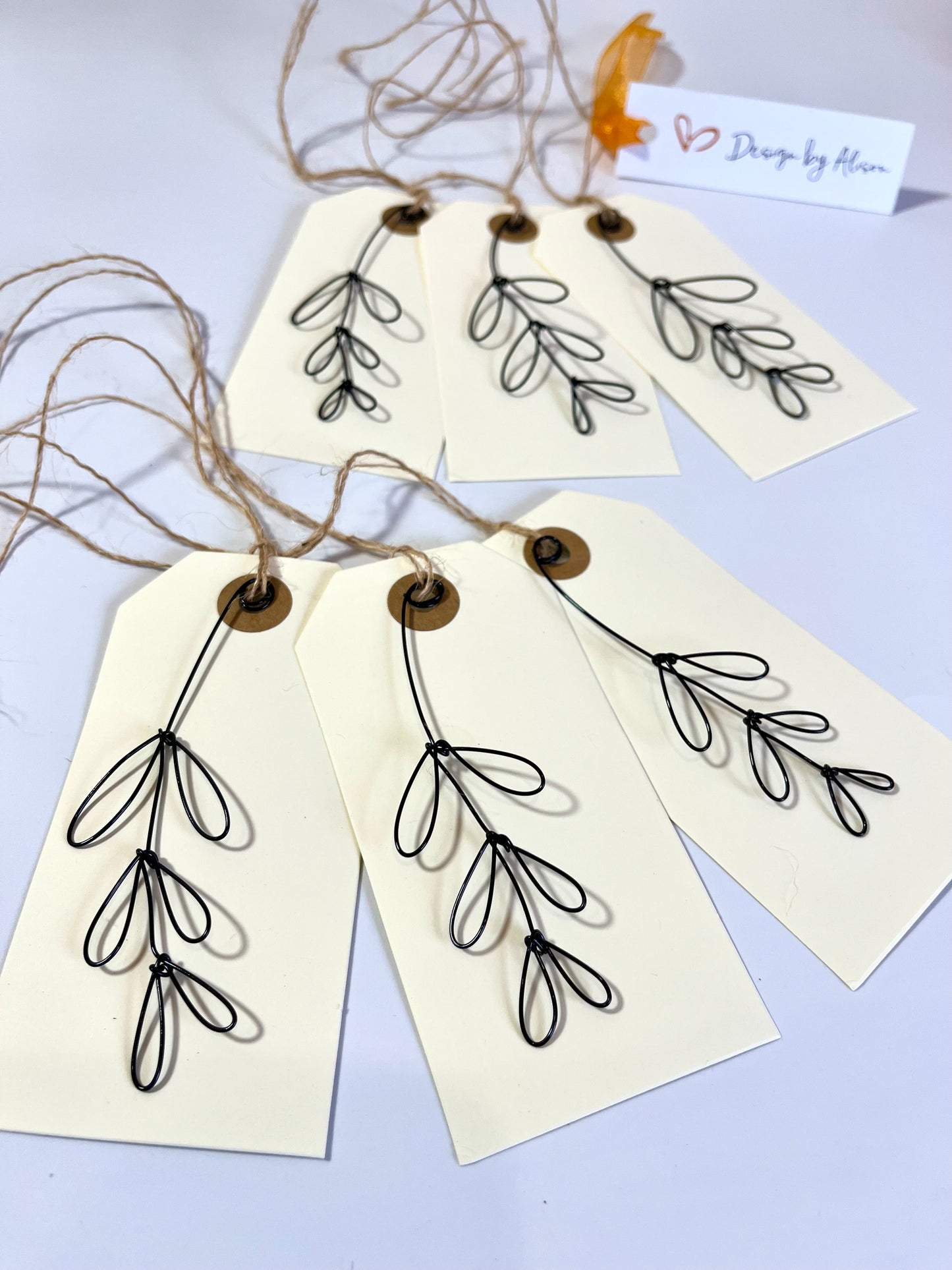 Wirework Fern Gift Tag