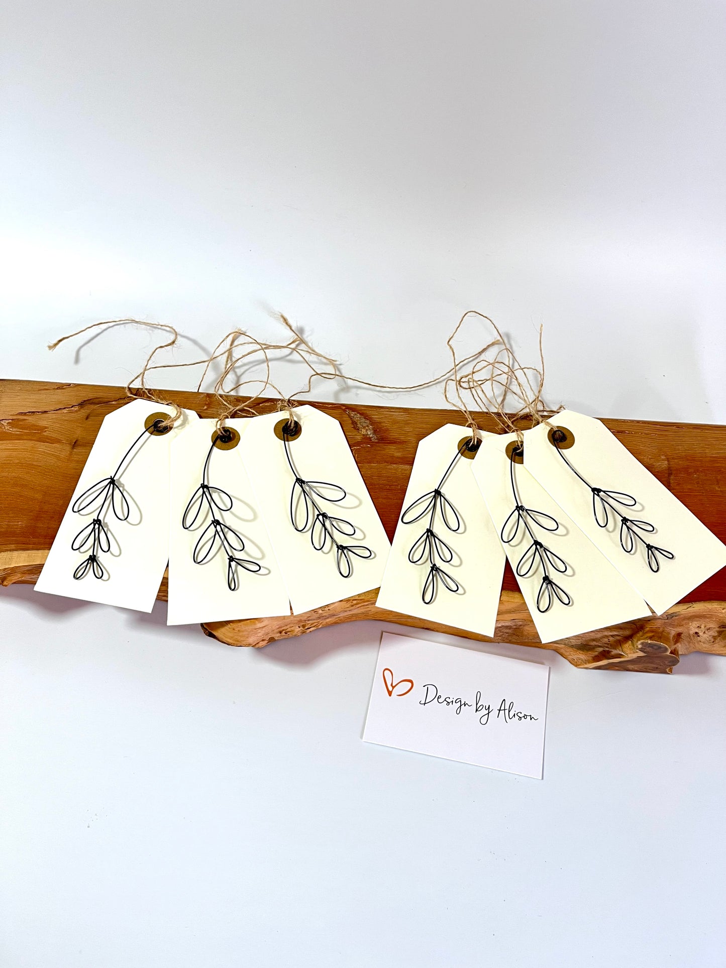 Wirework Fern Gift Tag
