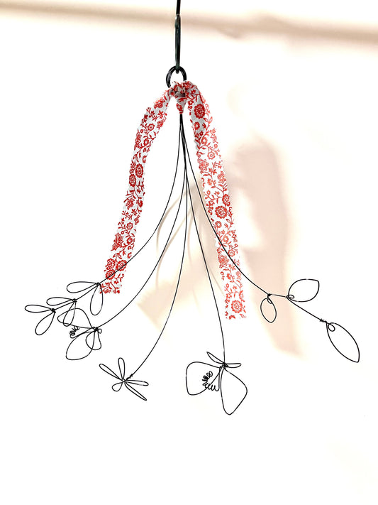 Floral wall hanging