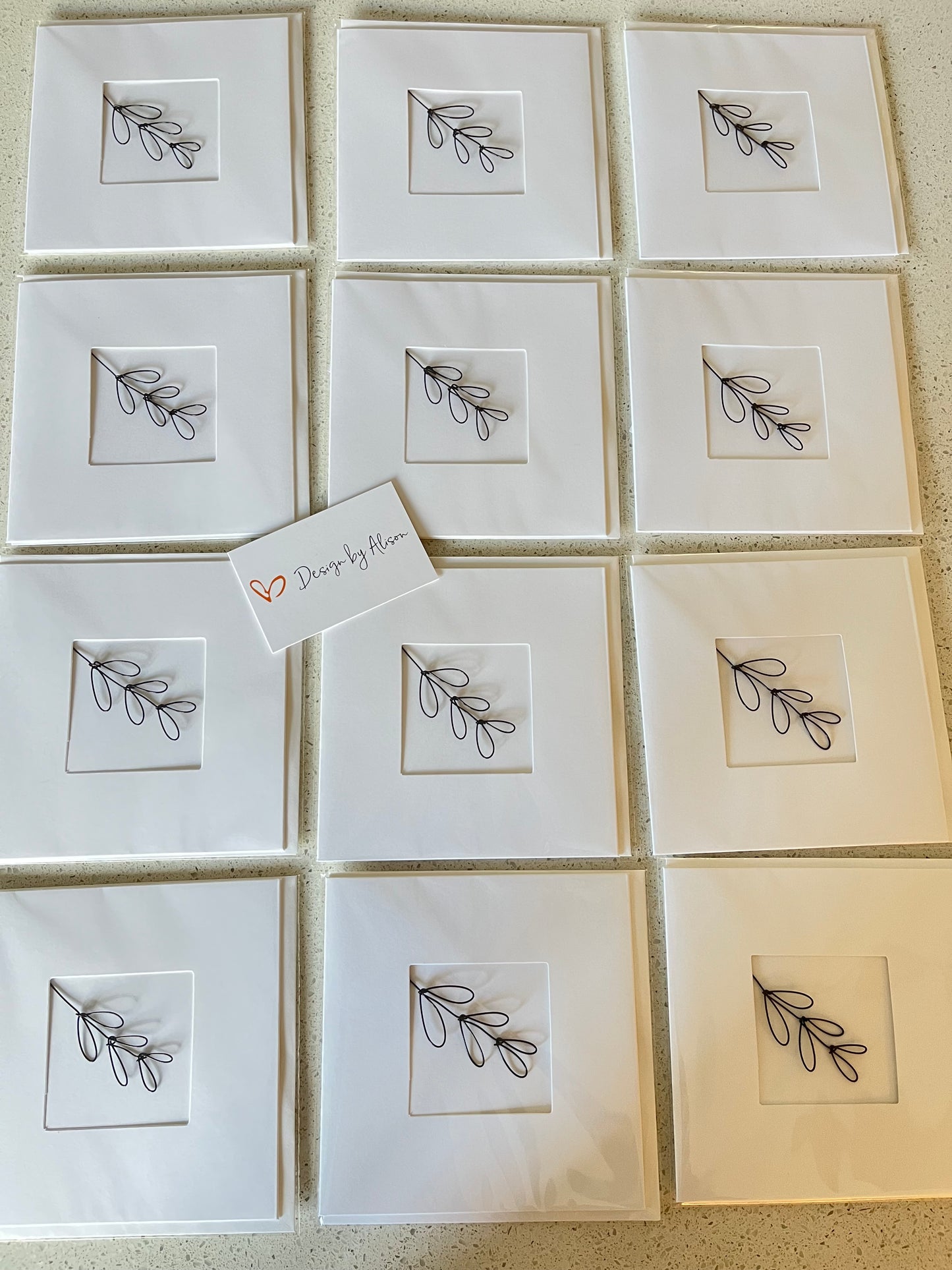 Wirework Fern Card