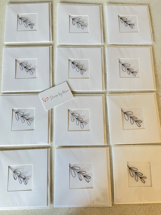 Wirework Fern Card