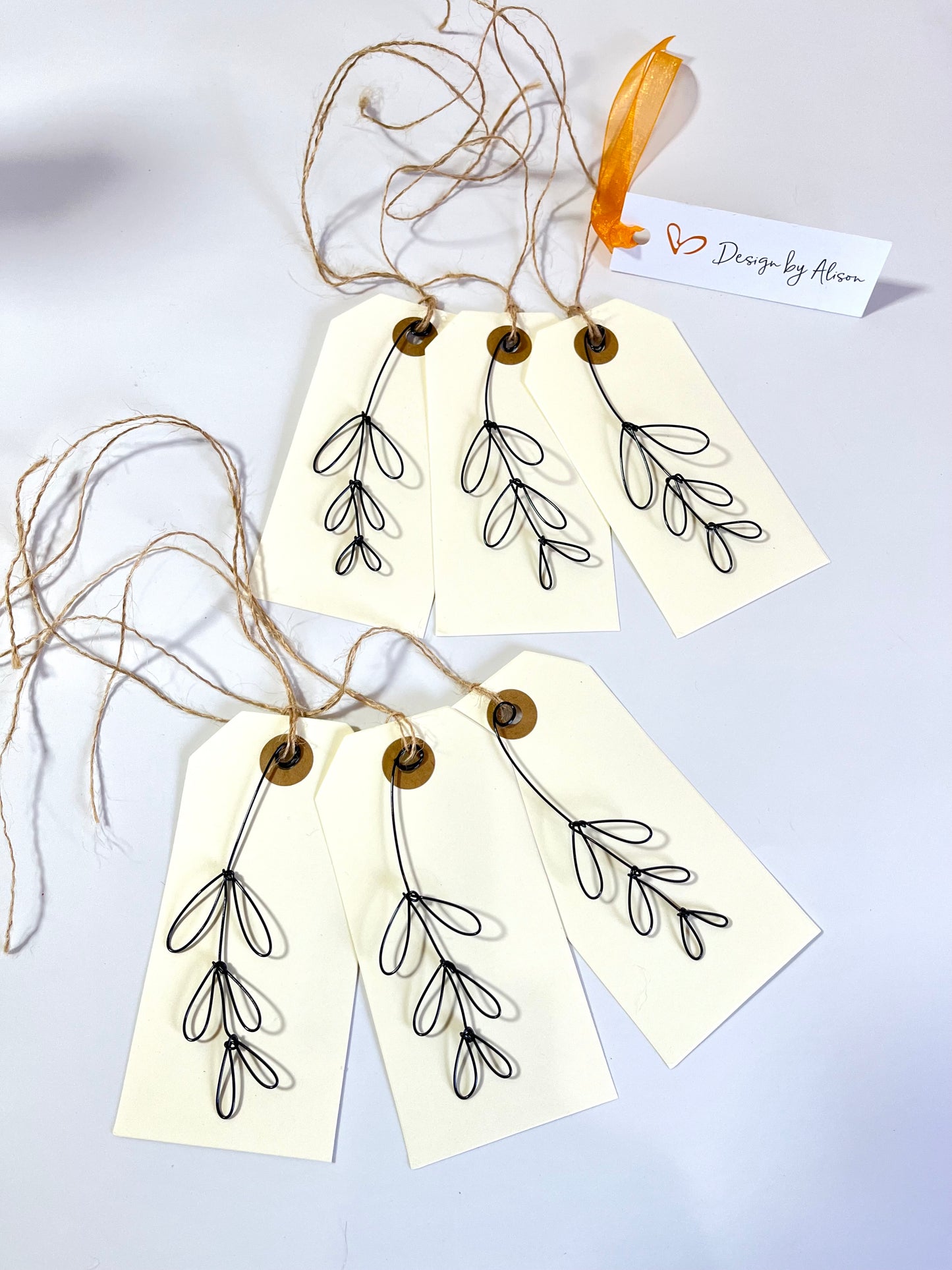 Wirework Fern Gift Tag