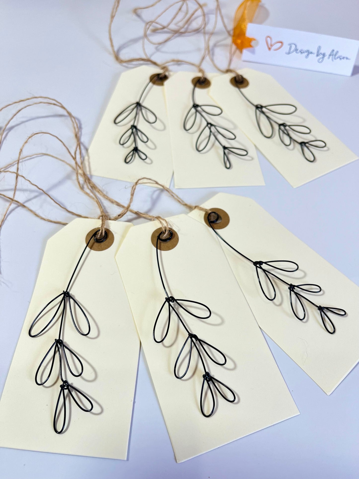 Wirework Fern Gift Tag
