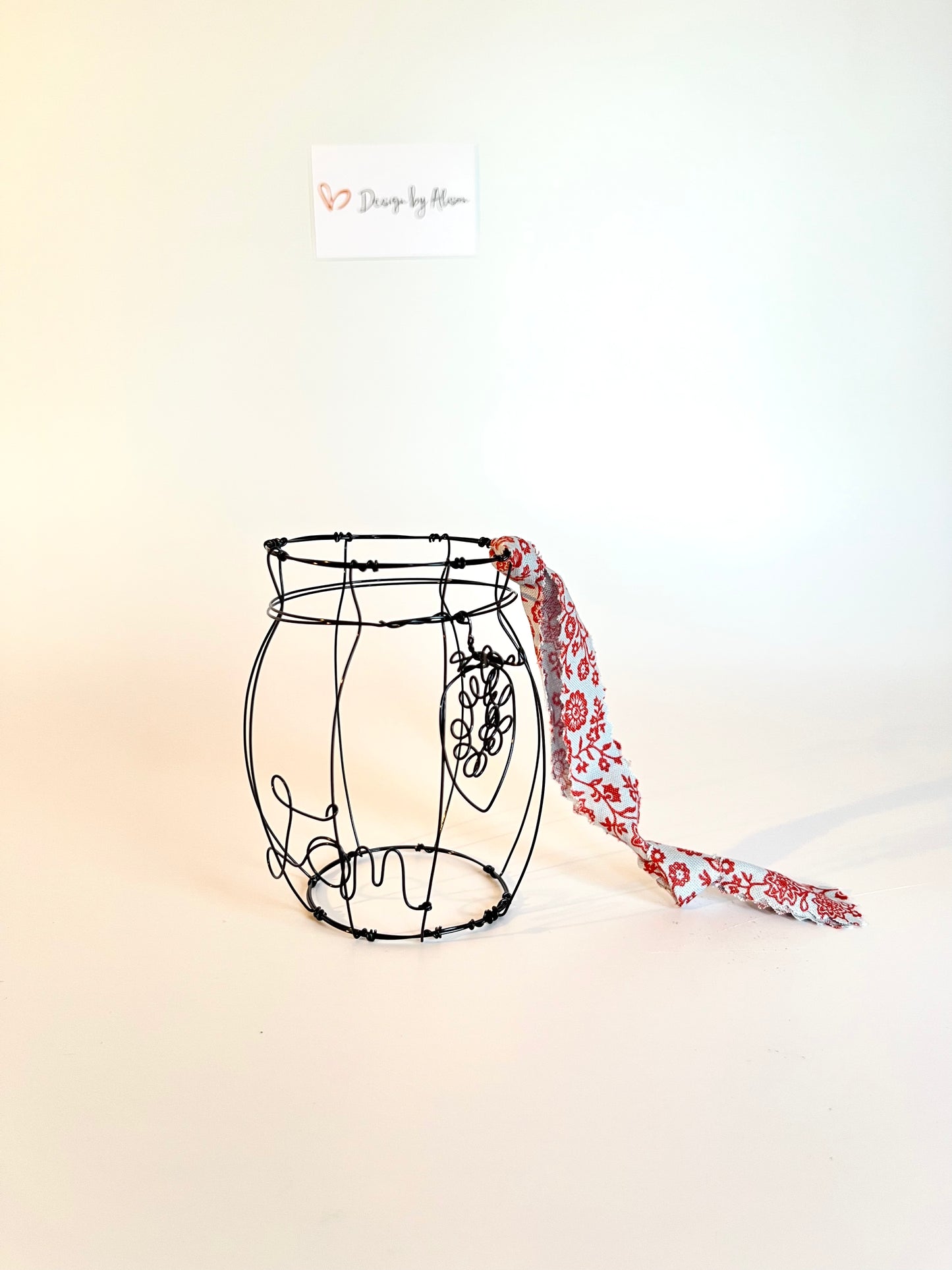 Wirework Strawberry Jam Jar