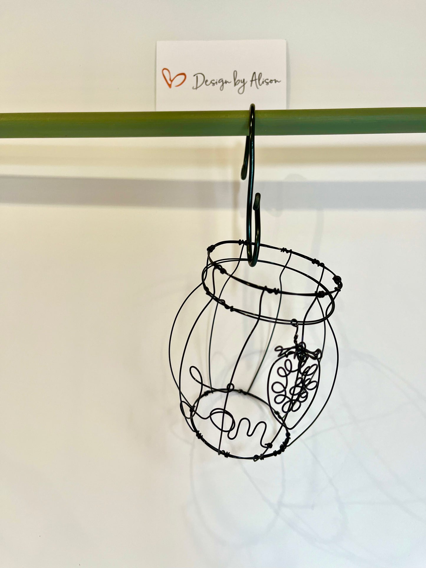 Wirework Strawberry Jam Jar