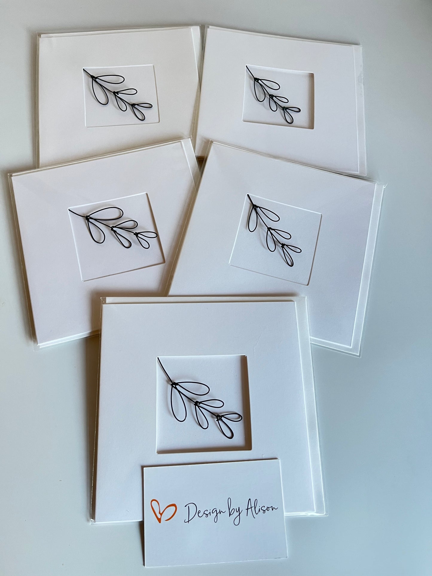 Wirework Fern Card - Pack of Five