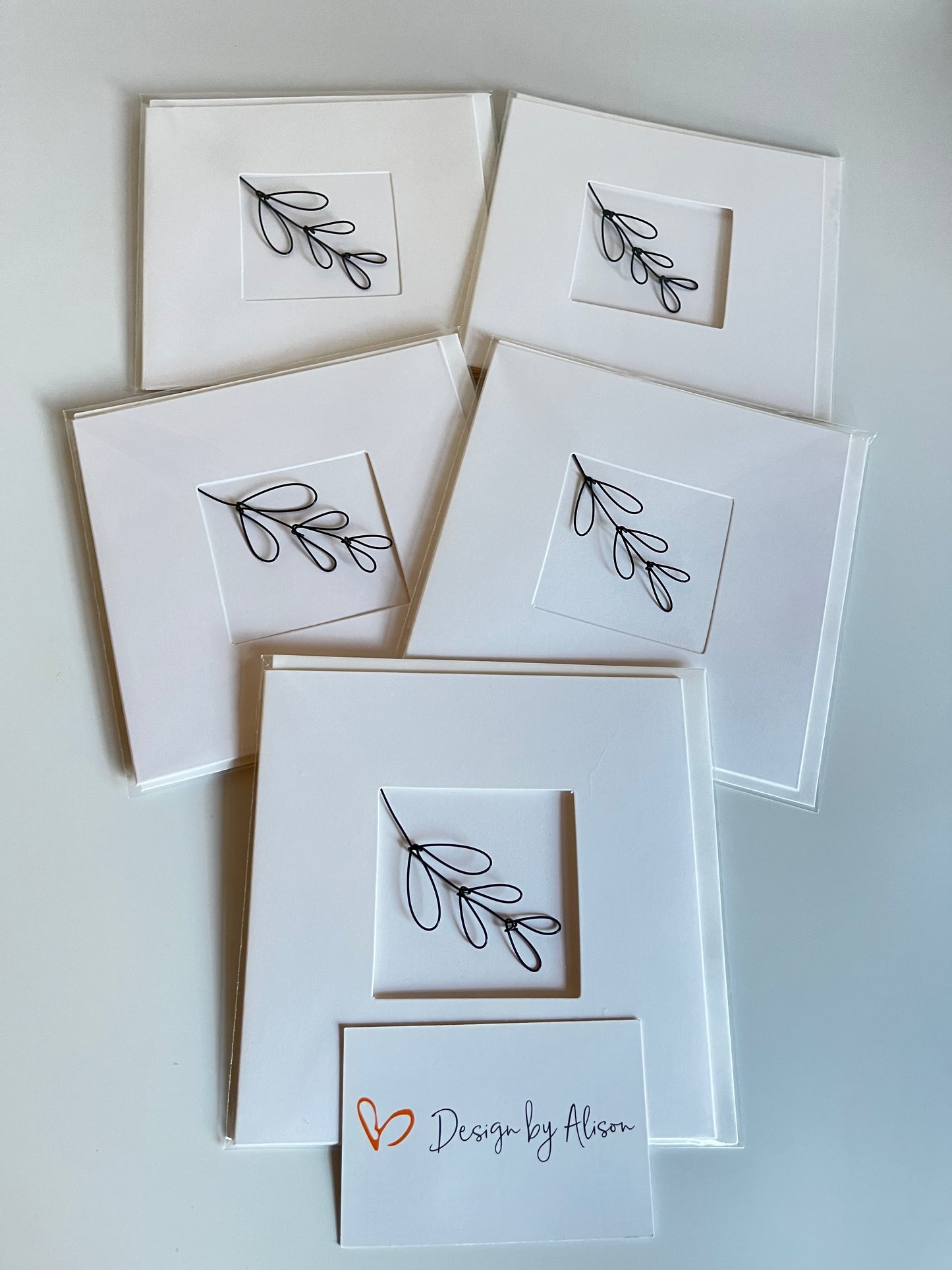 Wirework Fern Card - Pack of Five
